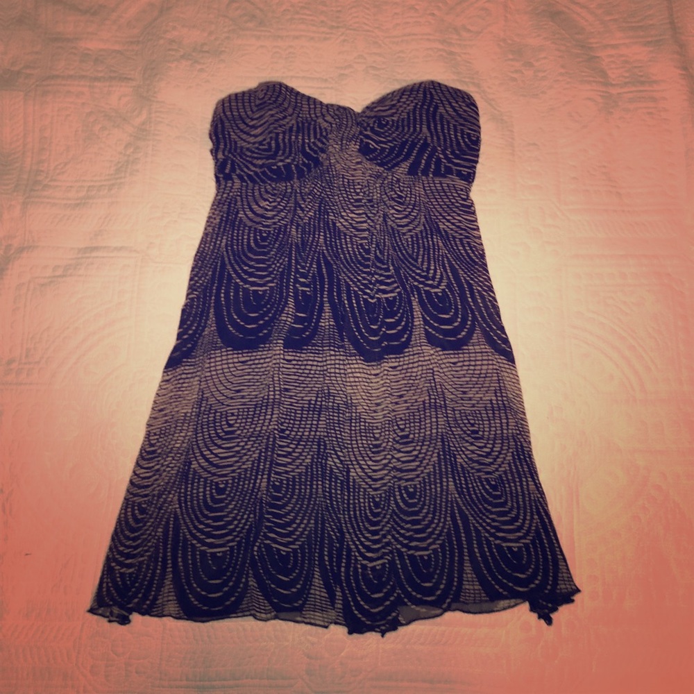 Black Flowy Mini Dress